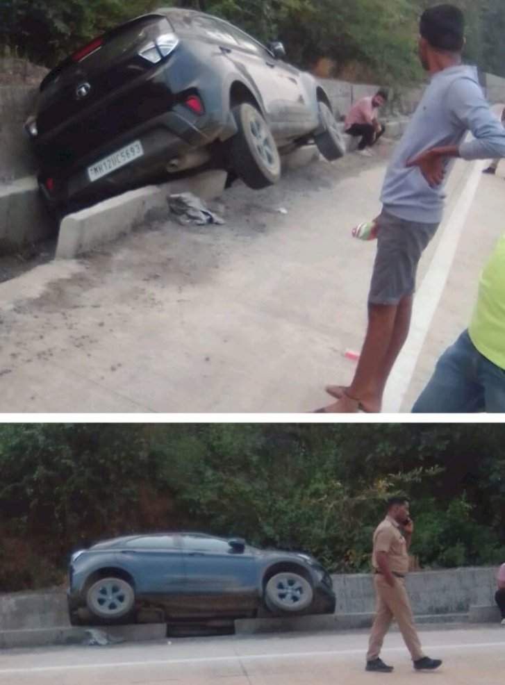 करुळ येथे कारचा अपघात