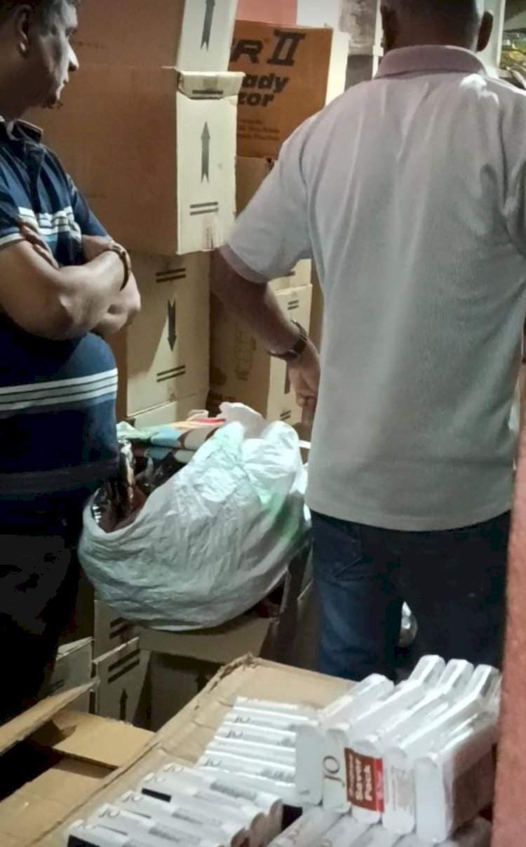 ५८ हजारांचा अवैध गुटखा जप्त; कुडाळमध्ये बाजारपेठेतुन माल पकडला