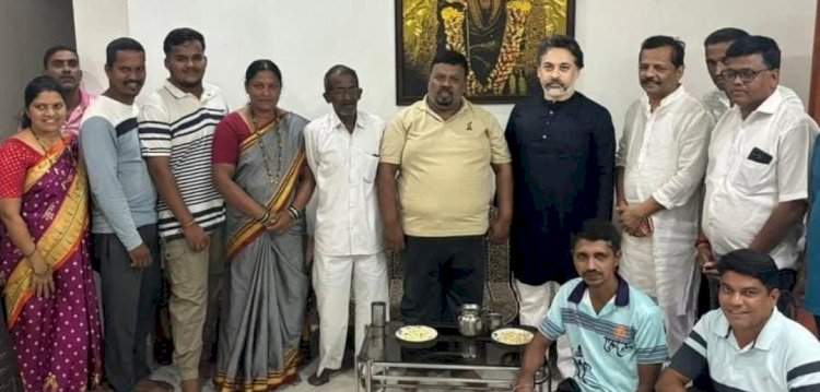 आमदार निलेश राणे प्रमोद गावडेंच्या भेटीला