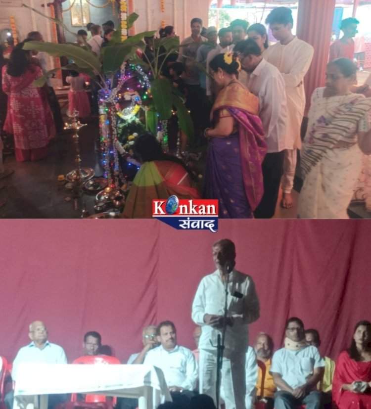 विद्यार्थ्यांनी अभ्यास करुन ज्ञानाचा विकास करावा :माजी आमदार शंकर कांबळी.......शिरोडा वेळागर येथील श्री देव लिंगेश्वर मंदिराचा २३ वा  वर्धापनदिन उत्साहात संपन्न