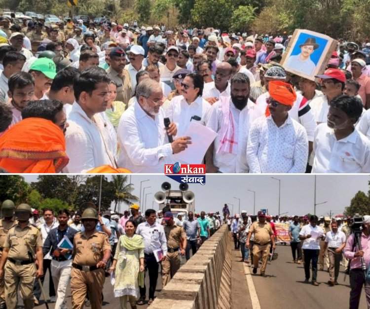 आंबा, काजू बागायतदारांना दोन दिवसांत नुकसान भरपाई; जिल्हाधिकाऱ्यांची लेखी ग्वाही....नांदगाव येथील रास्ता रोको आंदोलन स्थगित