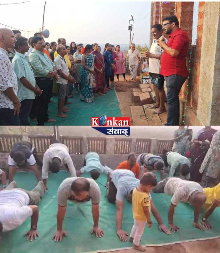 हनुमान जन्मोत्सव निमित्त हनुमान चरणी दहा हजार जोर बैठक