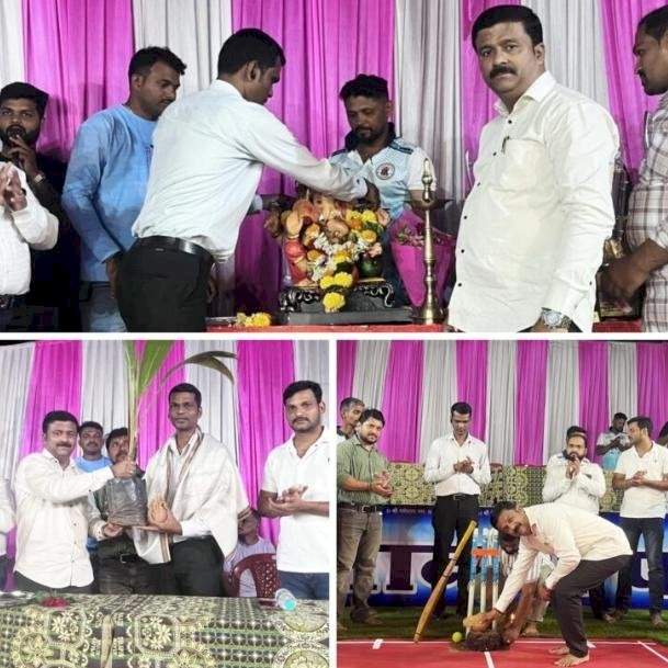 भव्य नाईट क्रिकेट स्पर्धेचा परूळे येथे जल्लोषमय शुभारंभ