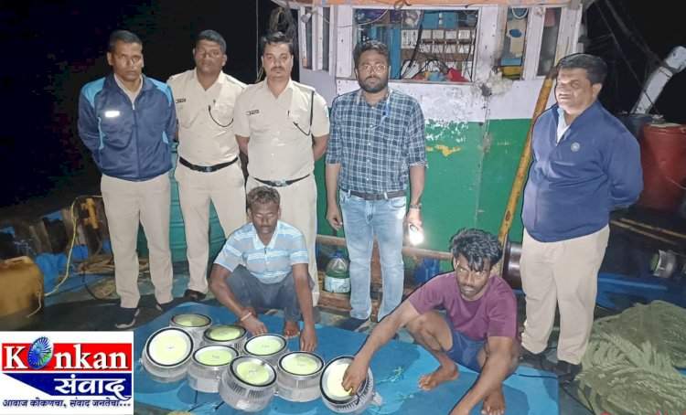 ऑपरेशन ‘क्लीन सी’ अंतर्गत अवैध LED मासेमारीविरोधात कारवाई; देवगड येथील नौका जप्त