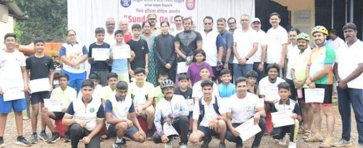 सिंधुदुर्गात जागतिक सायकल दिनानिमित्त 'संडेज ऑन सायकल' रॅली उत्साहात
