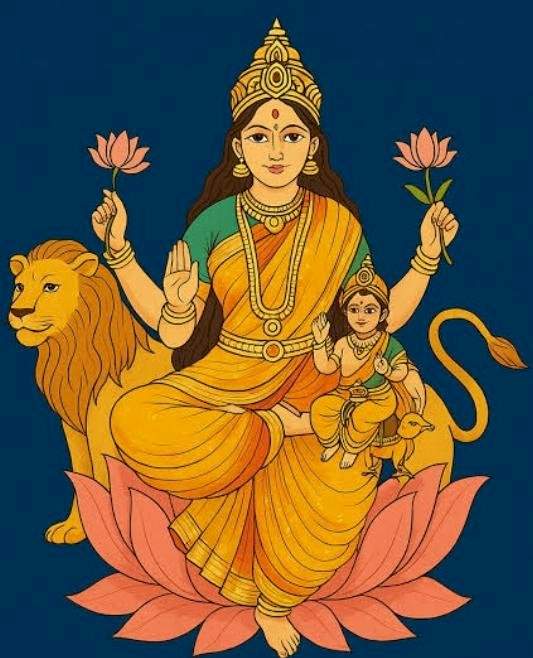 शारदीय नवरात्रोत्सव २०२६....पाचव्या माळेचे वात्सल्य - जेव्हा युद्धाची देवताही बनते माता, अशी आहे करुणामयी स्कंदमातेची कथा !